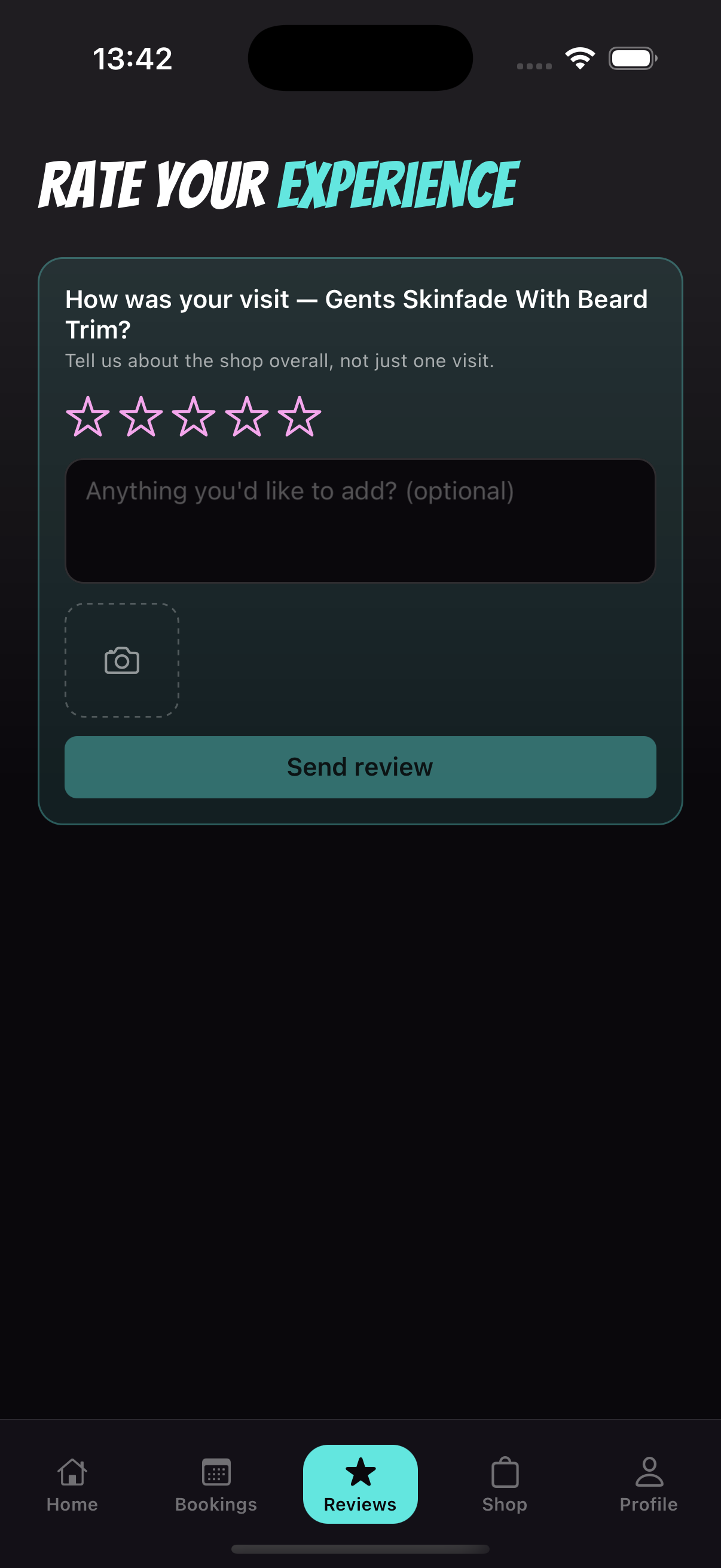 Ghost Barber Club app screenshot